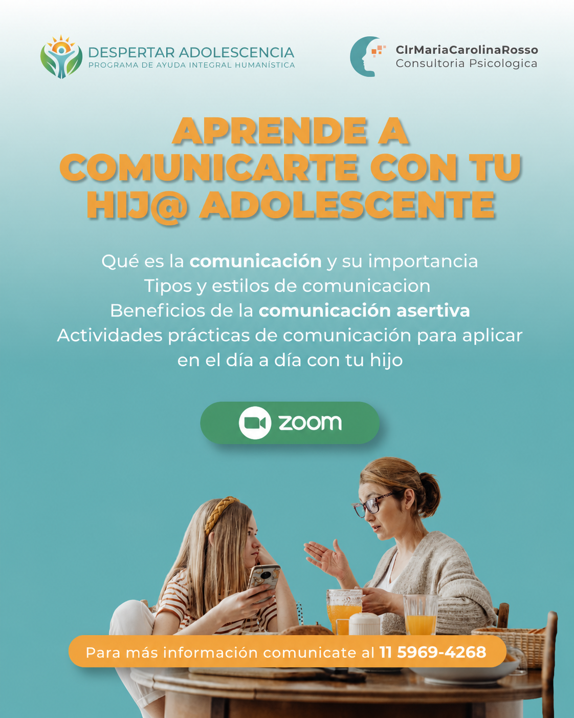 Aprende a comunicarte con tu hij@ adolescente